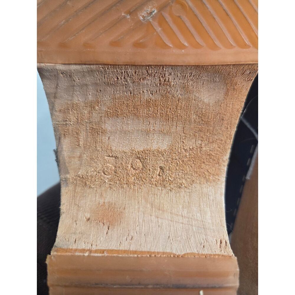 HagaToffeln - Clog Classic Blue Vegetable Tanned Leather Size 39 - Picture 5 of 6